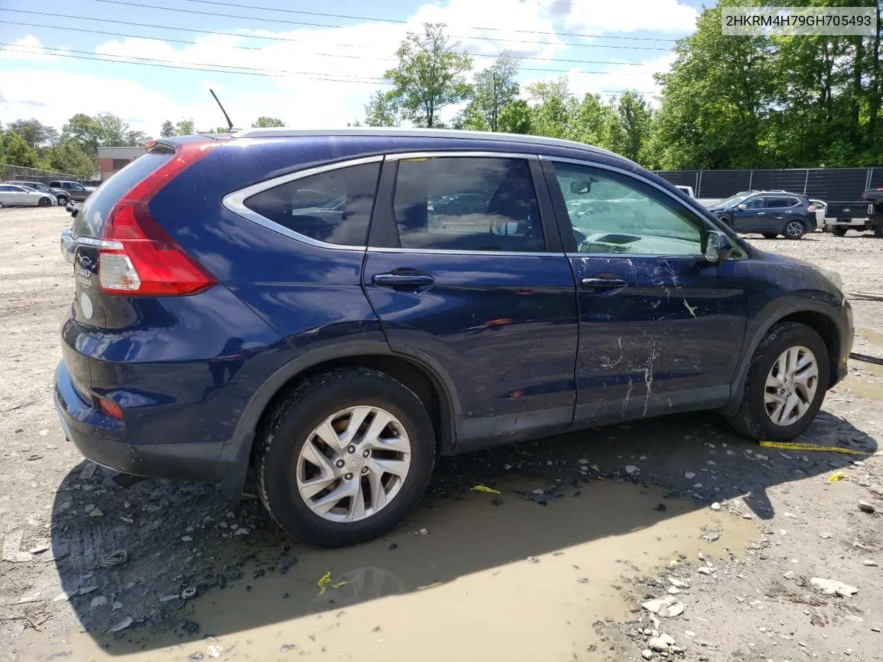 2016 Honda Cr-V Exl VIN: 2HKRM4H79GH705493 Lot: 53808474