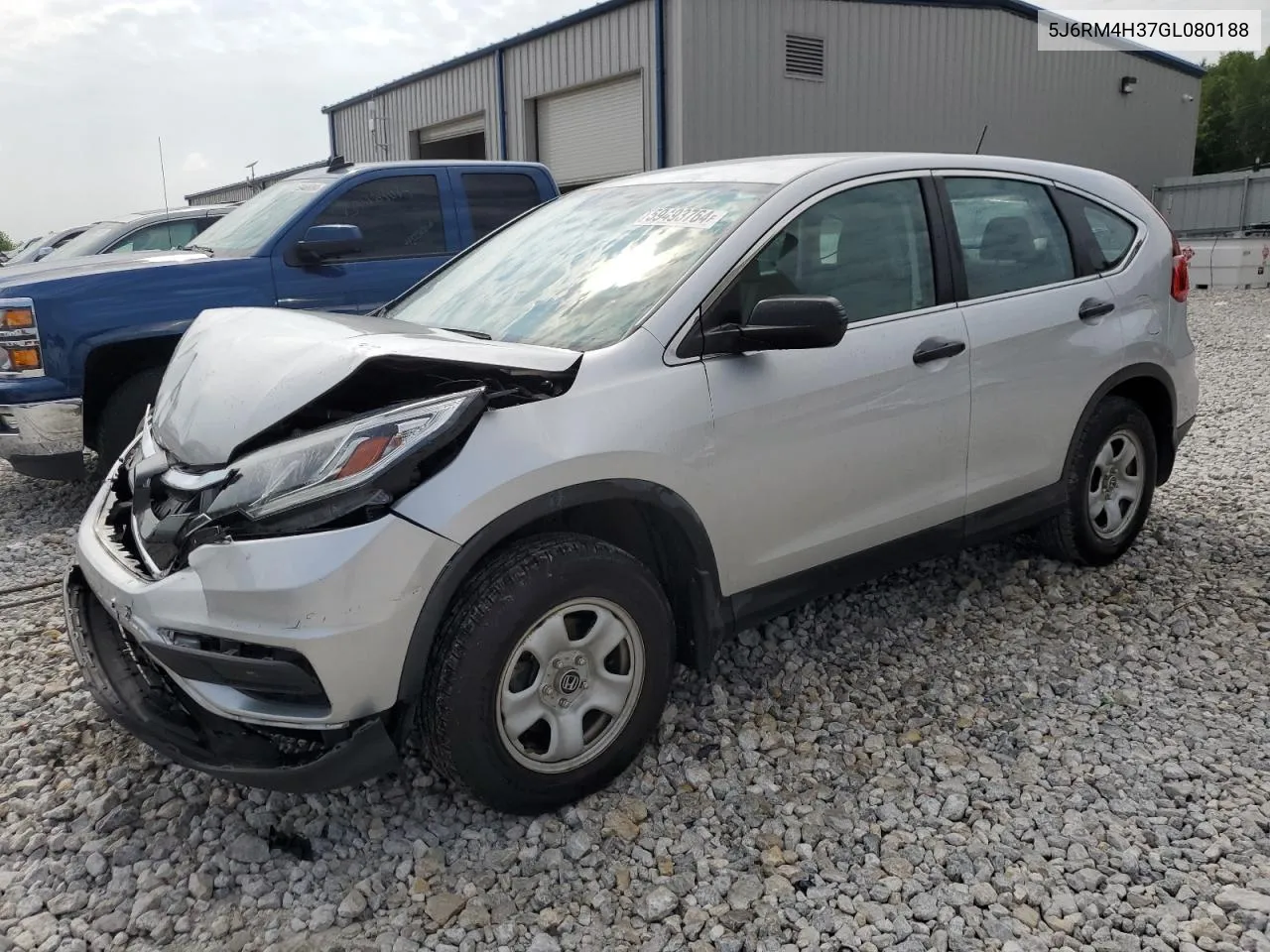 2016 Honda Cr-V Lx VIN: 5J6RM4H37GL080188 Lot: 59493764