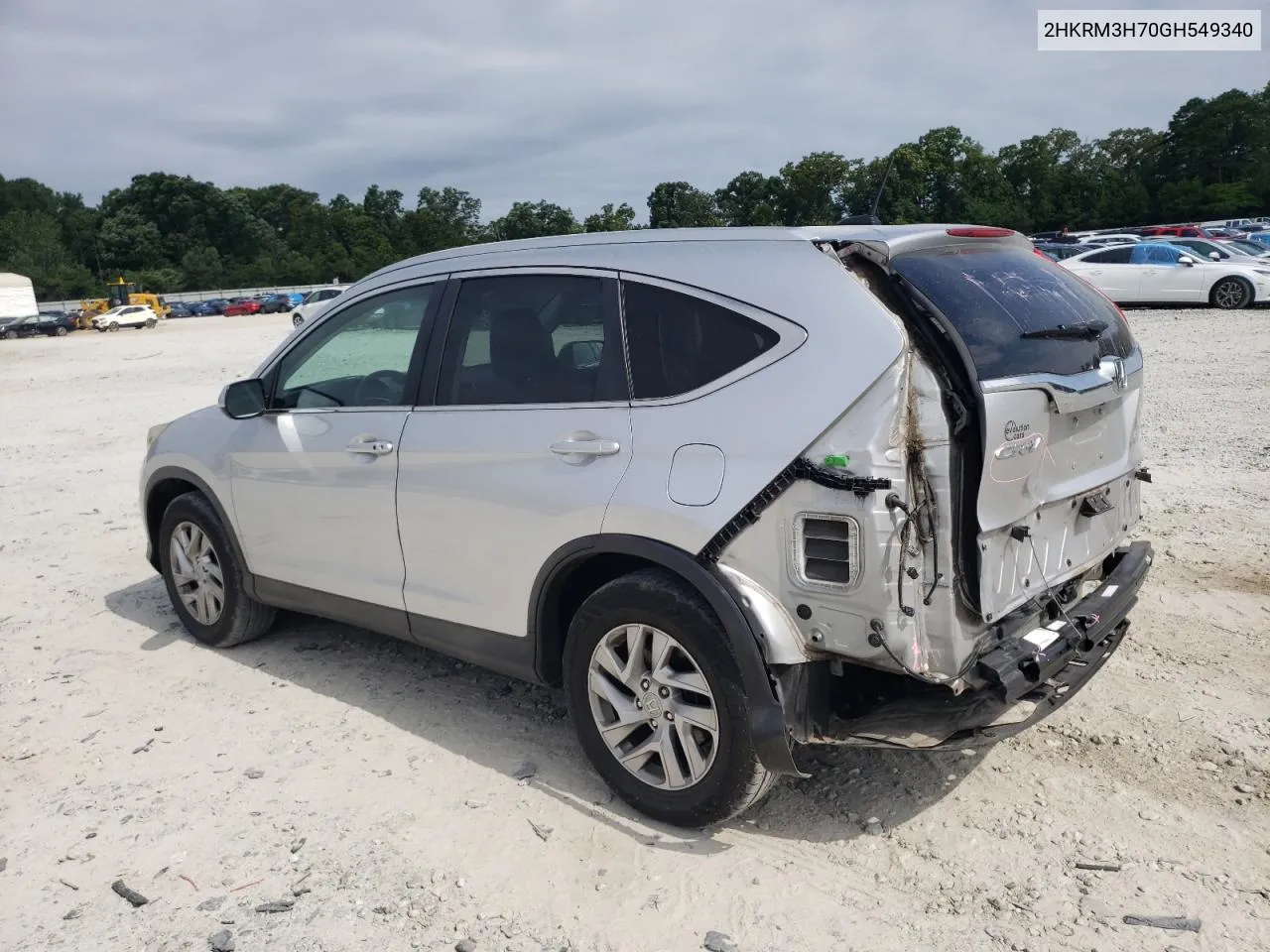 2016 Honda Cr-V Exl VIN: 2HKRM3H70GH549340 Lot: 60398494