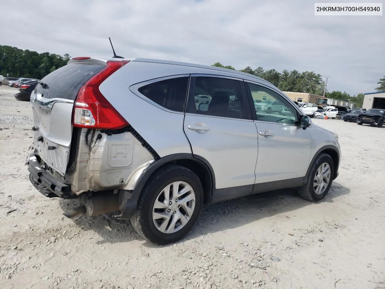 2016 Honda Cr-V Exl VIN: 2HKRM3H70GH549340 Lot: 60398494