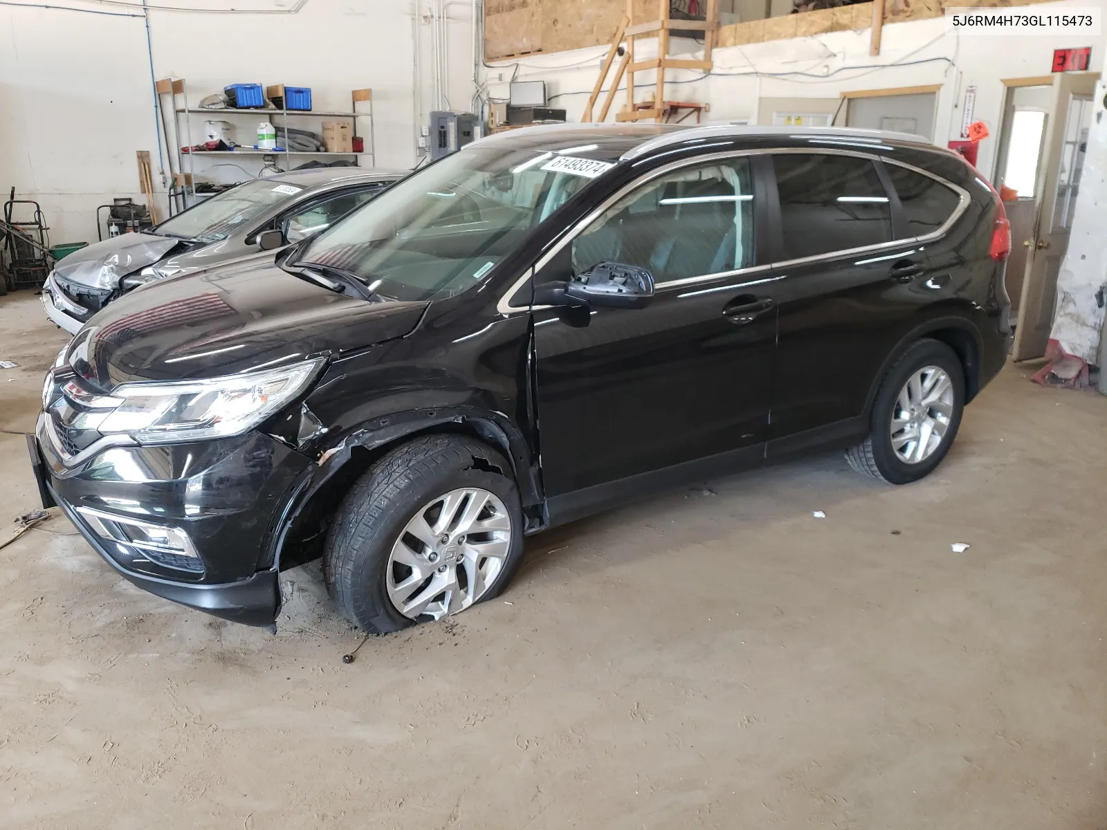 2016 Honda Cr-V Exl VIN: 5J6RM4H73GL115473 Lot: 61493374