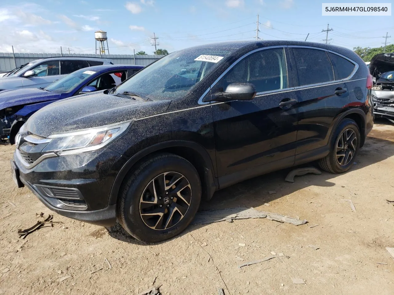 2016 Honda Cr-V Se VIN: 5J6RM4H47GL098540 Lot: 61540694