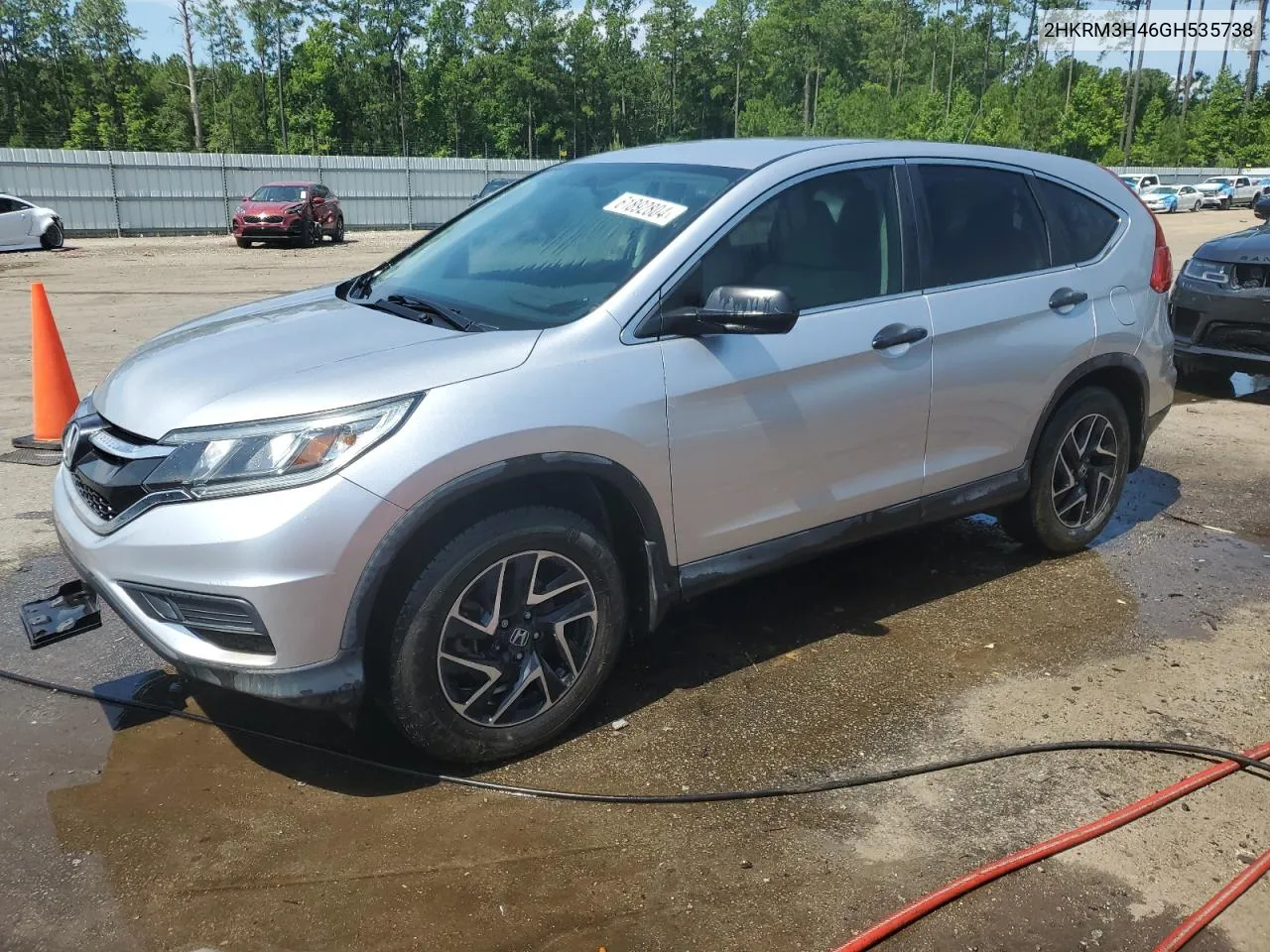 2016 Honda Cr-V Se VIN: 2HKRM3H46GH535738 Lot: 61892804