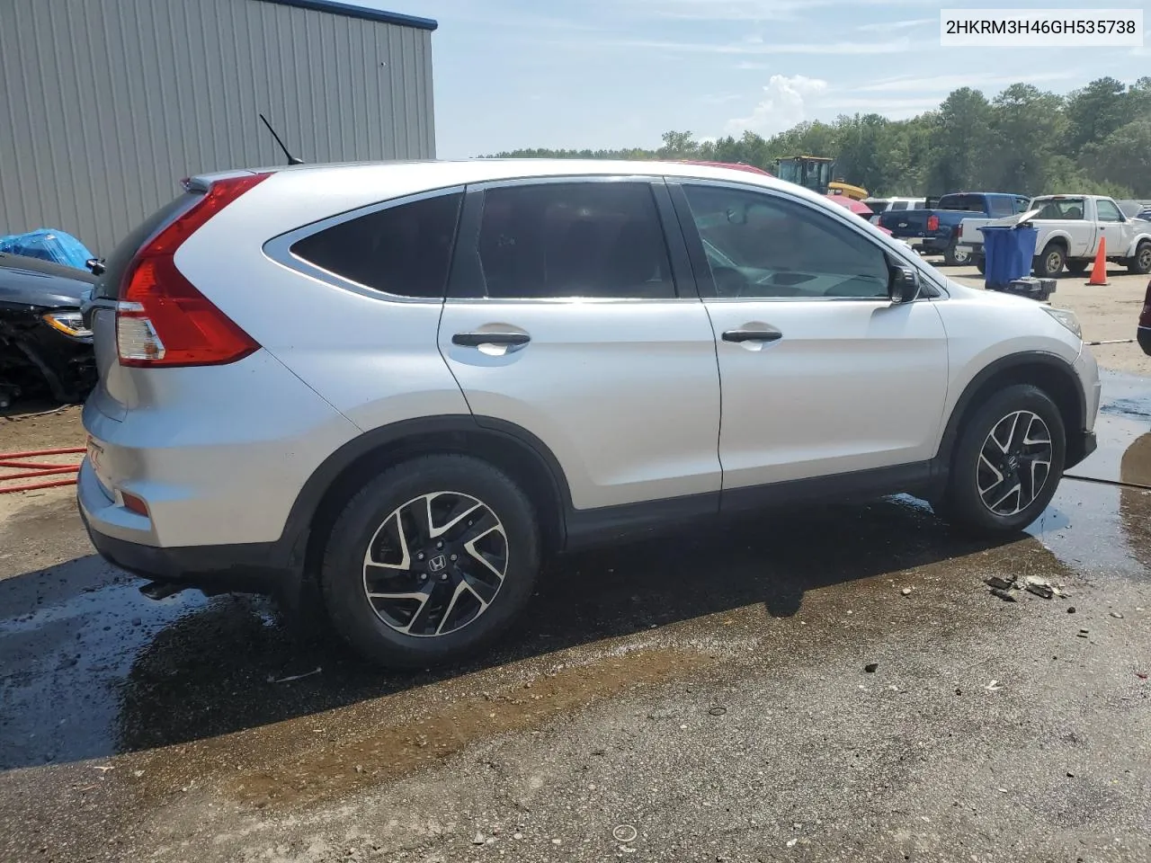 2016 Honda Cr-V Se VIN: 2HKRM3H46GH535738 Lot: 61892804