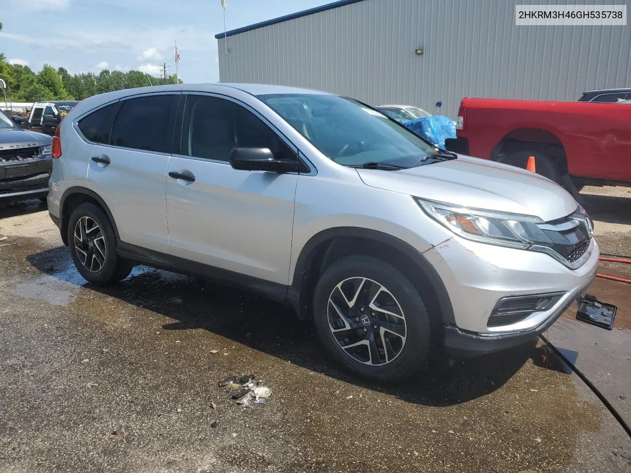 2016 Honda Cr-V Se VIN: 2HKRM3H46GH535738 Lot: 61892804