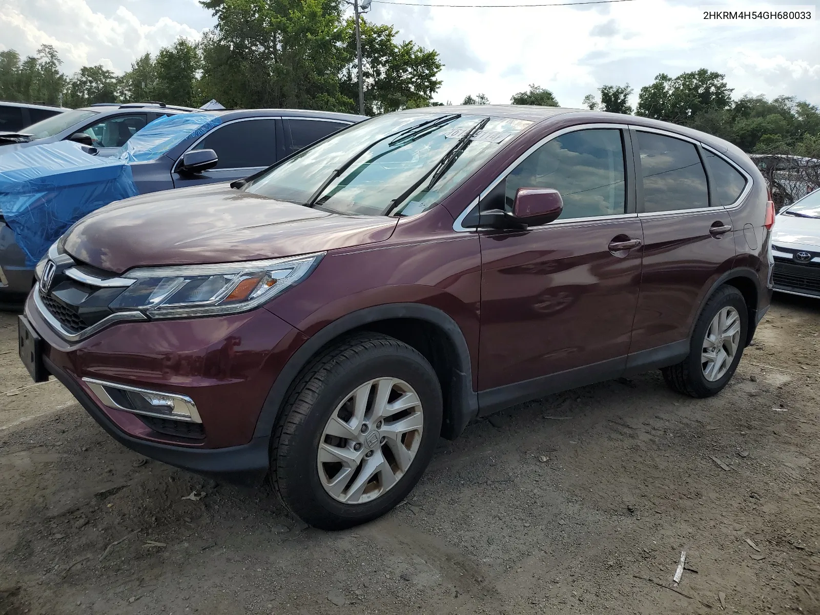 2016 Honda Cr-V Ex VIN: 2HKRM4H54GH680033 Lot: 61919114