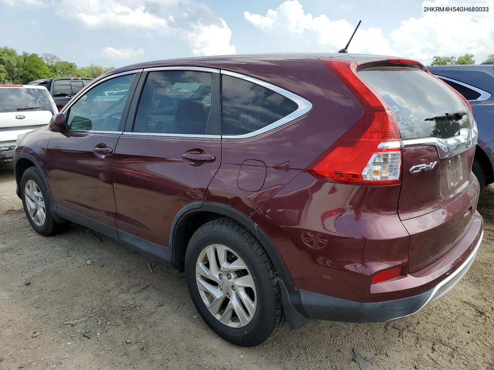 2016 Honda Cr-V Ex VIN: 2HKRM4H54GH680033 Lot: 61919114