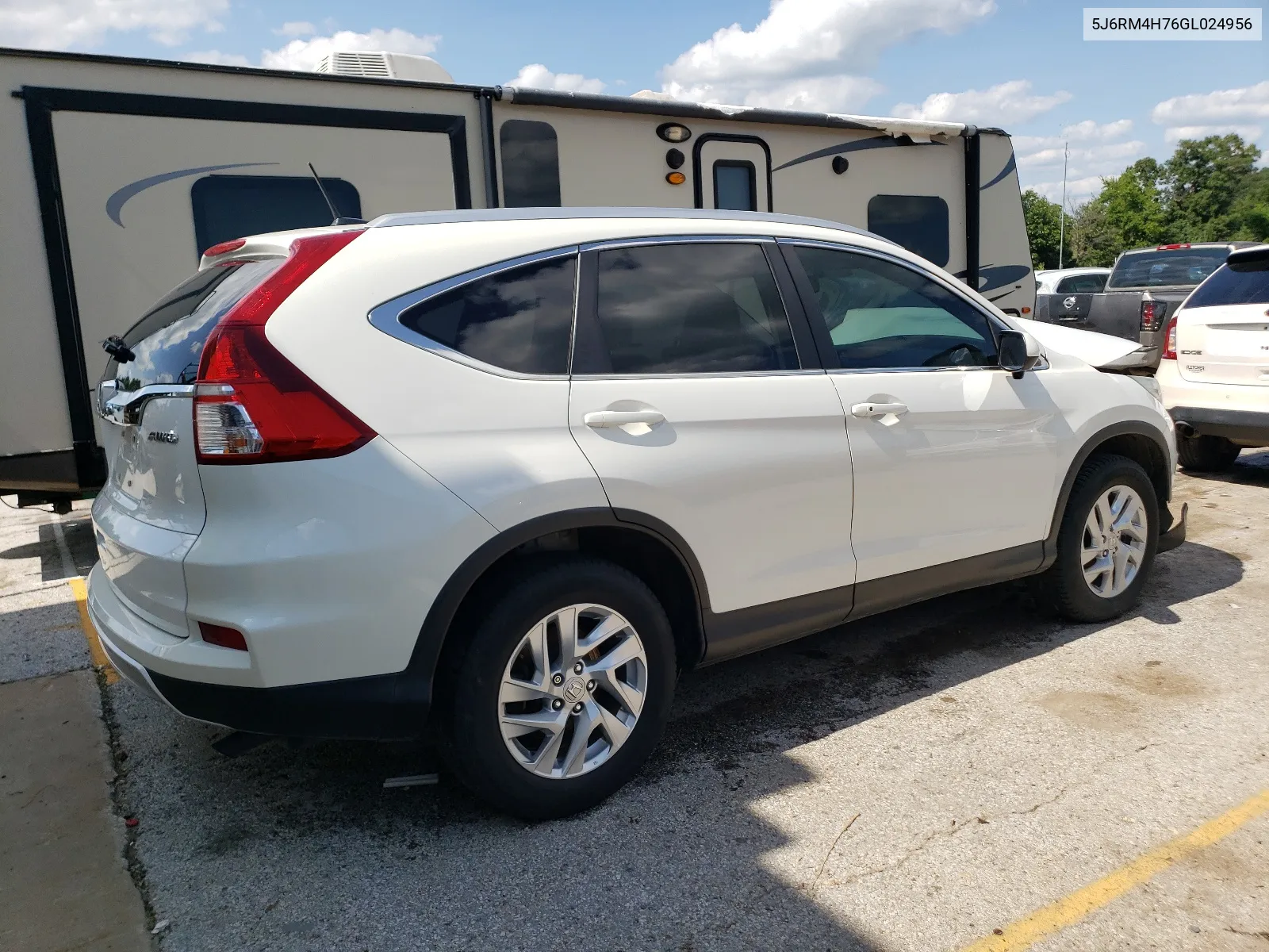 2016 Honda Cr-V Exl VIN: 5J6RM4H76GL024956 Lot: 62096924