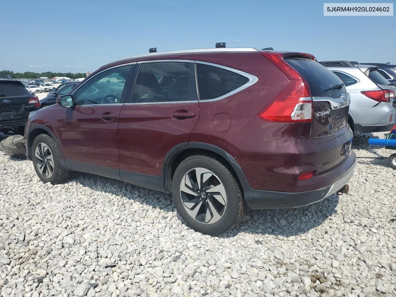 2016 Honda Cr-V Touring VIN: 5J6RM4H92GL024602 Lot: 63650604