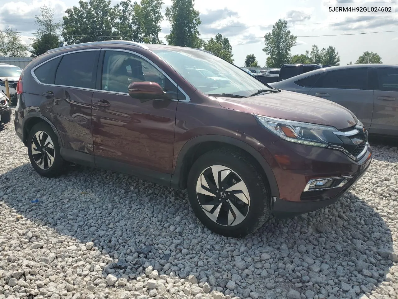 2016 Honda Cr-V Touring VIN: 5J6RM4H92GL024602 Lot: 63650604