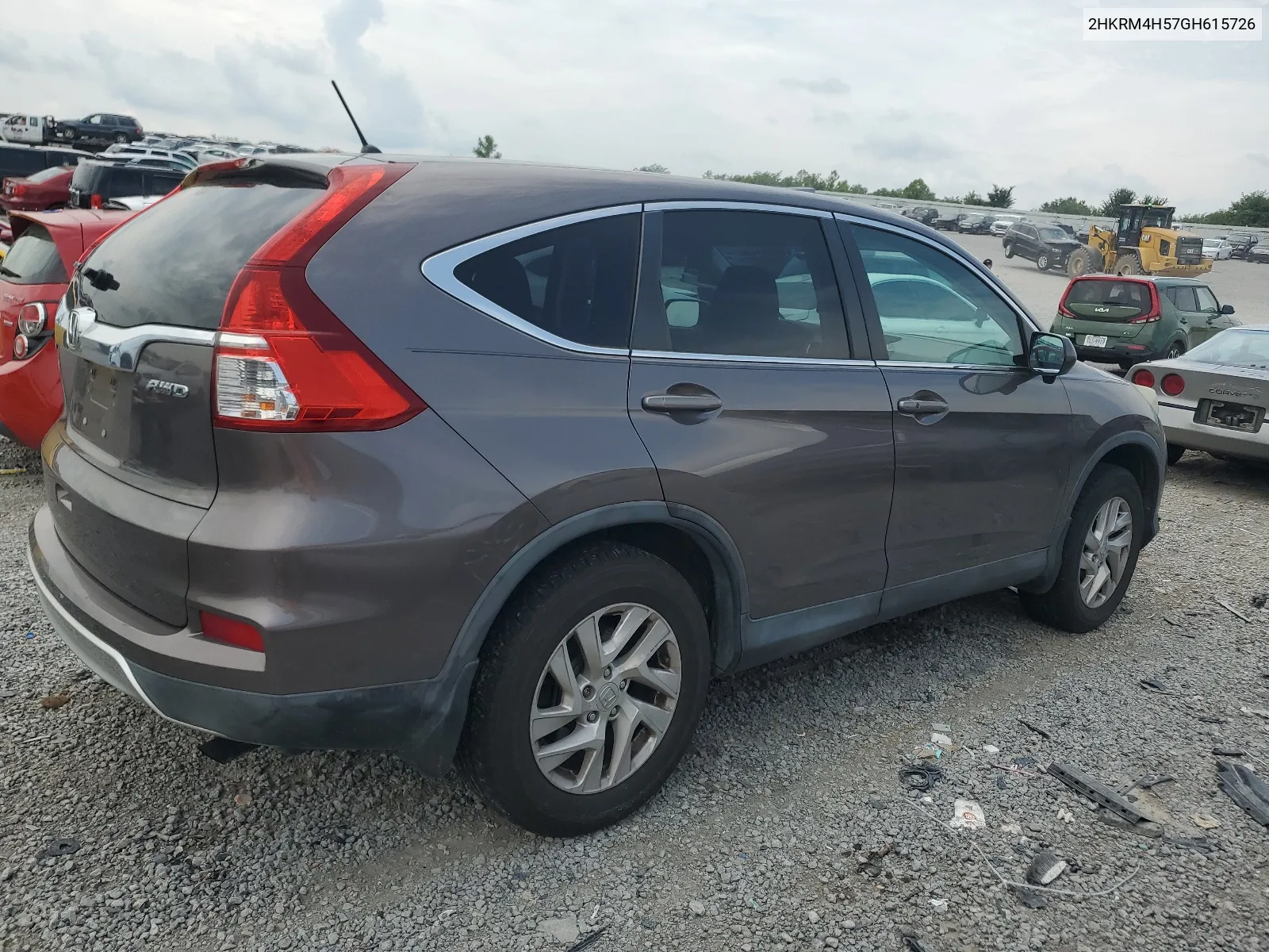 2016 Honda Cr-V Ex VIN: 2HKRM4H57GH615726 Lot: 63978474