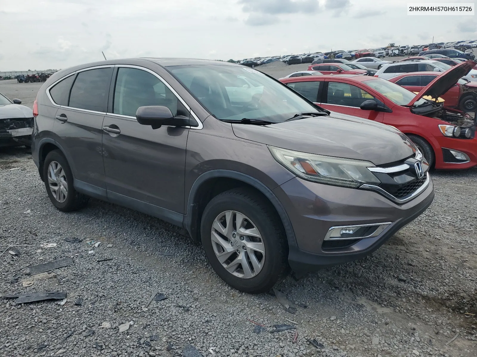 2016 Honda Cr-V Ex VIN: 2HKRM4H57GH615726 Lot: 63978474