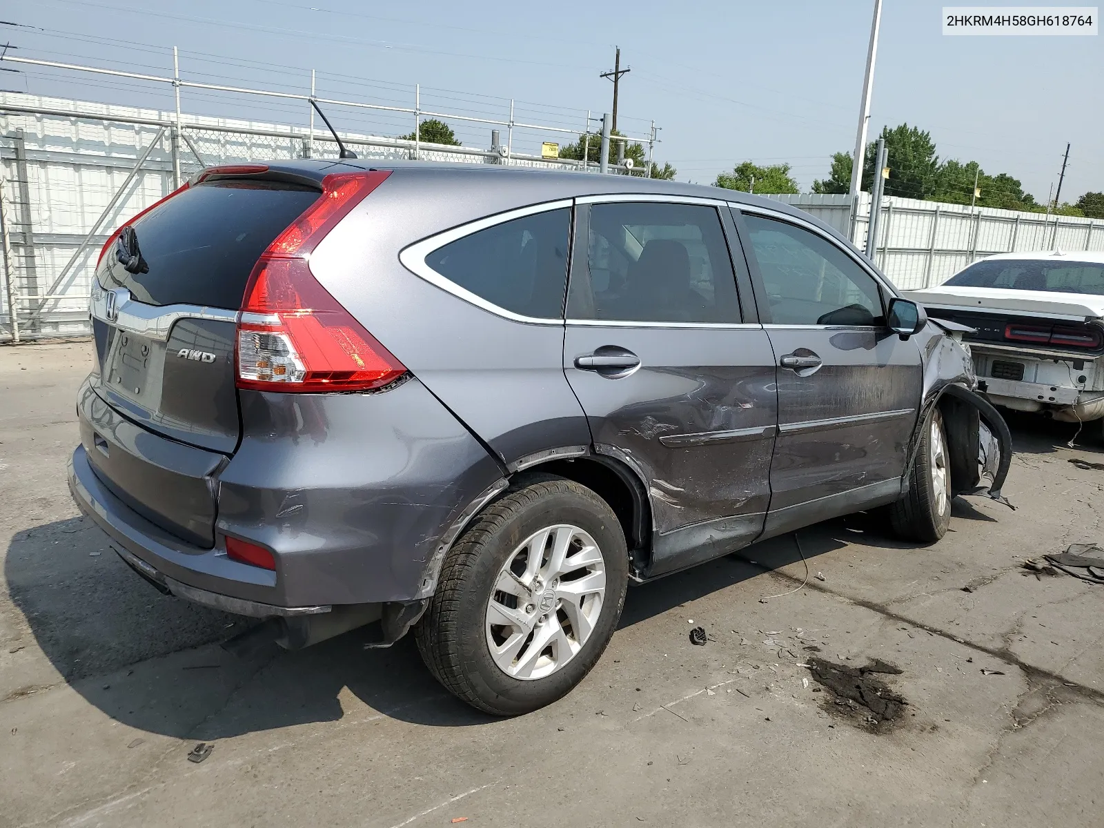 2016 Honda Cr-V Ex VIN: 2HKRM4H58GH618764 Lot: 64276654