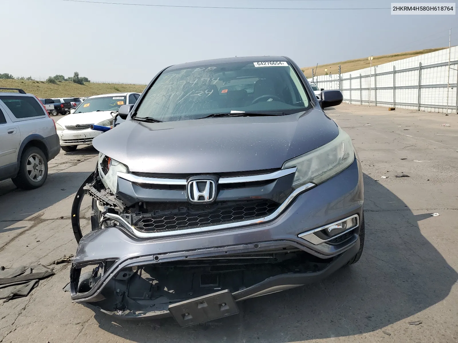 2016 Honda Cr-V Ex VIN: 2HKRM4H58GH618764 Lot: 64276654