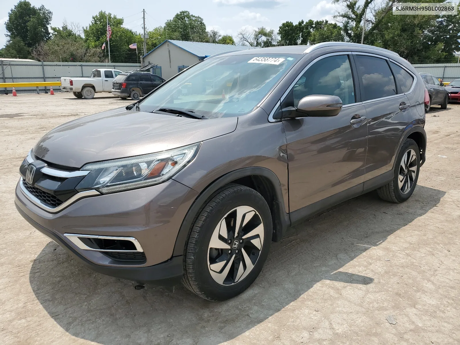 2016 Honda Cr-V Touring VIN: 5J6RM3H95GL002863 Lot: 64358774