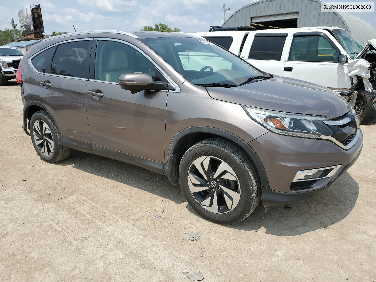 2016 Honda Cr-V Touring VIN: 5J6RM3H95GL002863 Lot: 64358774