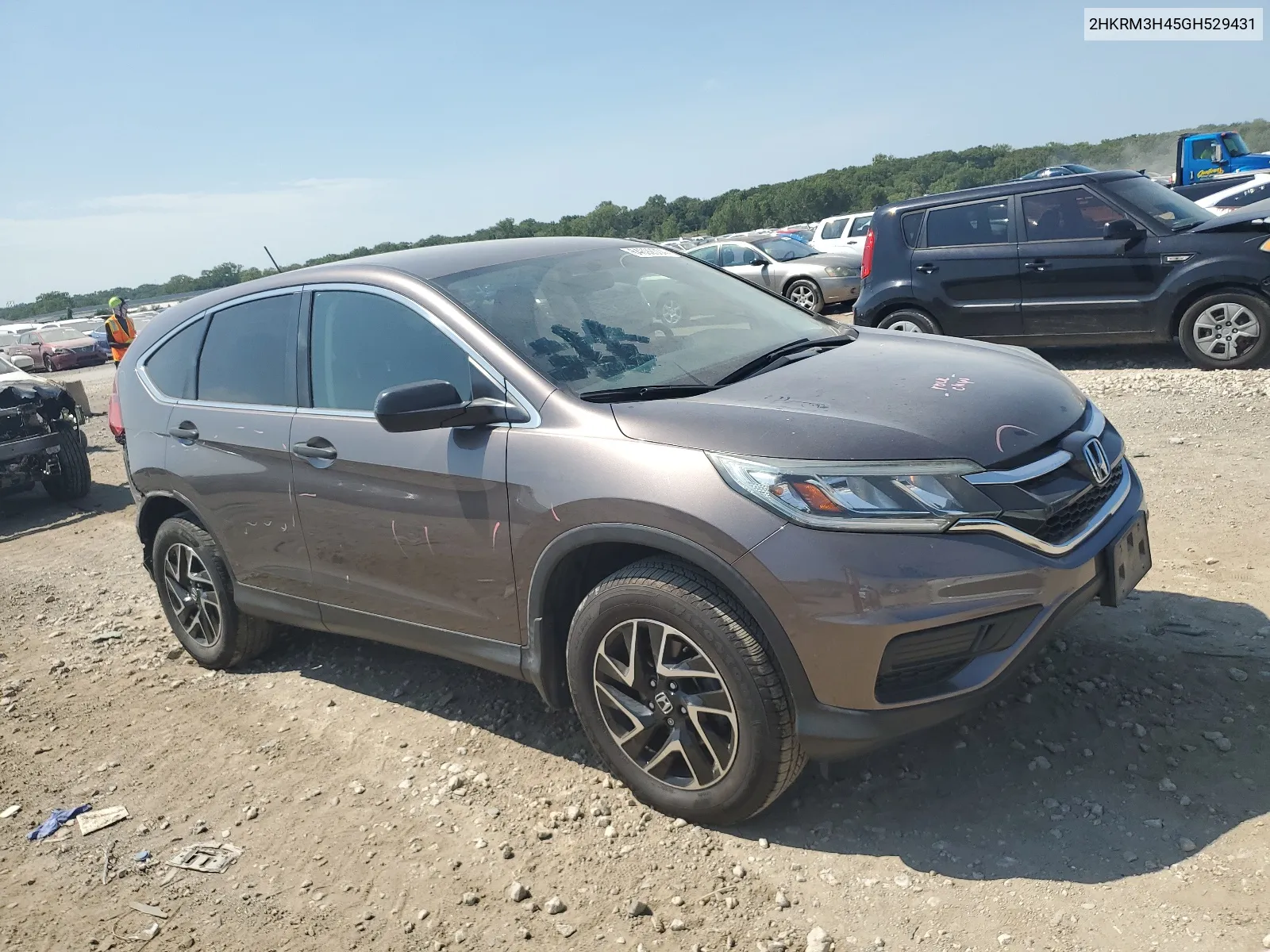 2016 Honda Cr-V Se VIN: 2HKRM3H45GH529431 Lot: 64692304