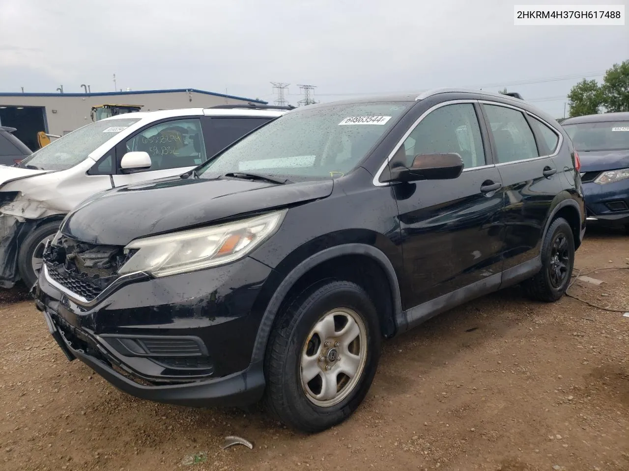 2016 Honda Cr-V Lx VIN: 2HKRM4H37GH617488 Lot: 64963544