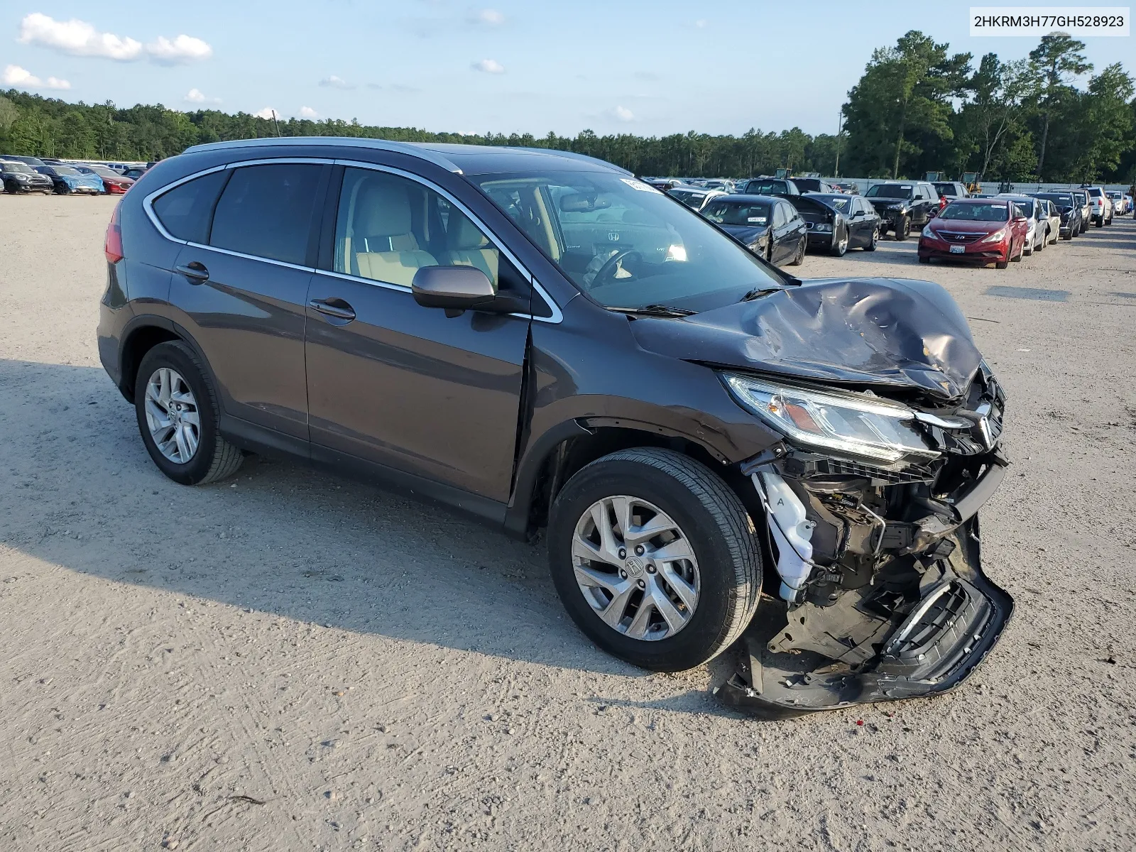 2016 Honda Cr-V Exl VIN: 2HKRM3H77GH528923 Lot: 65177004