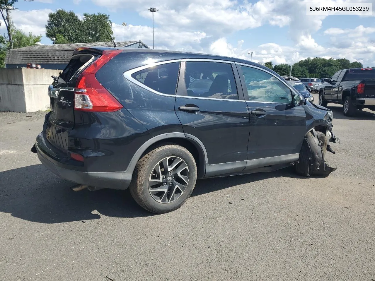 2016 Honda Cr-V Se VIN: 5J6RM4H45GL053239 Lot: 68217354