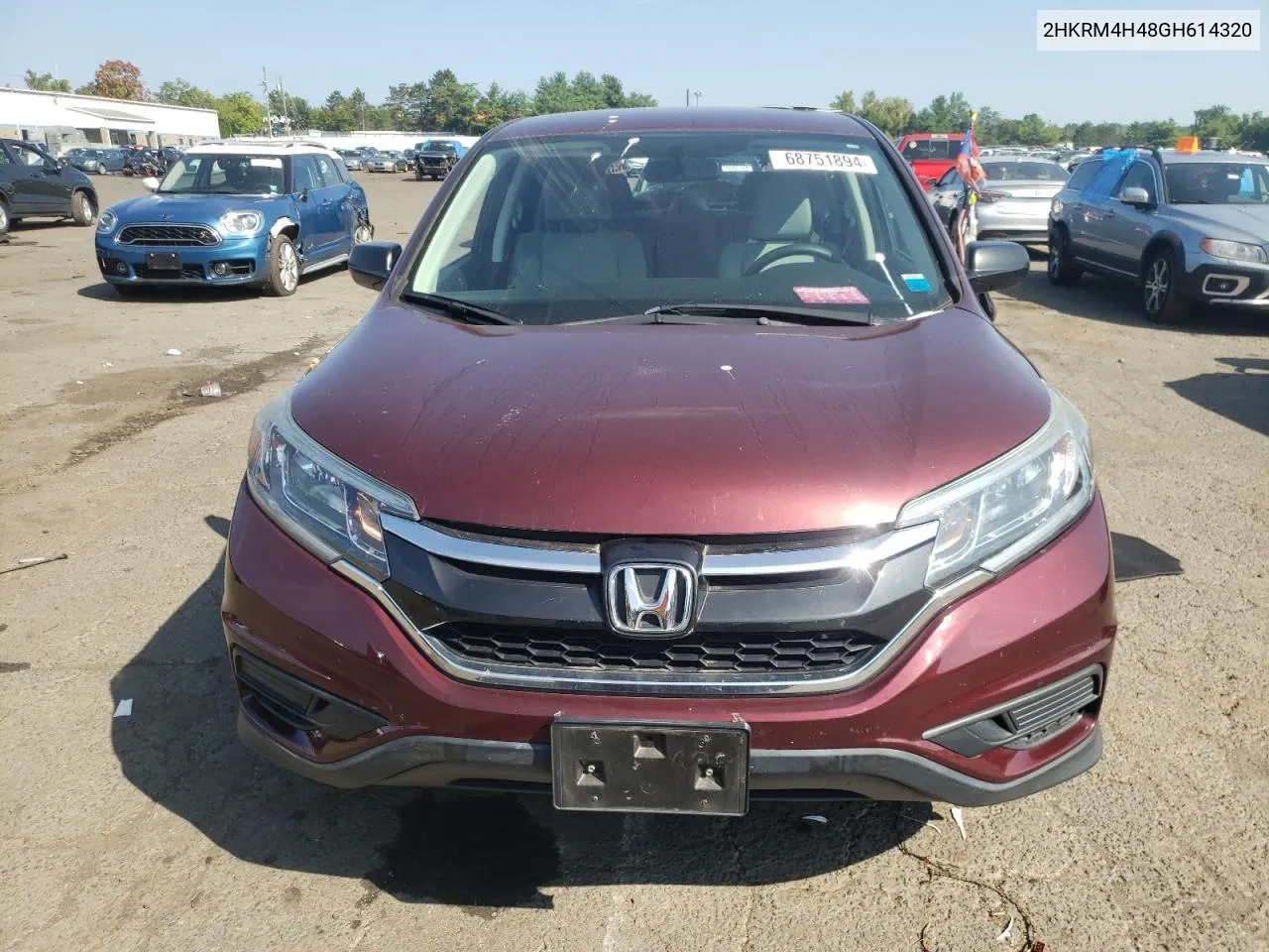 2016 Honda Cr-V Se VIN: 2HKRM4H48GH614320 Lot: 68751894