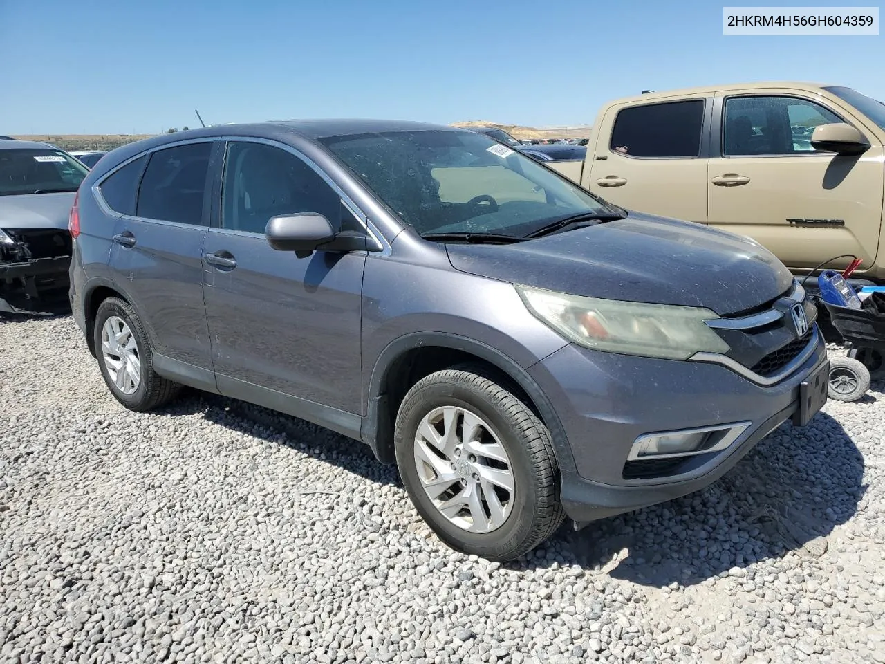 2016 Honda Cr-V Ex VIN: 2HKRM4H56GH604359 Lot: 68949184