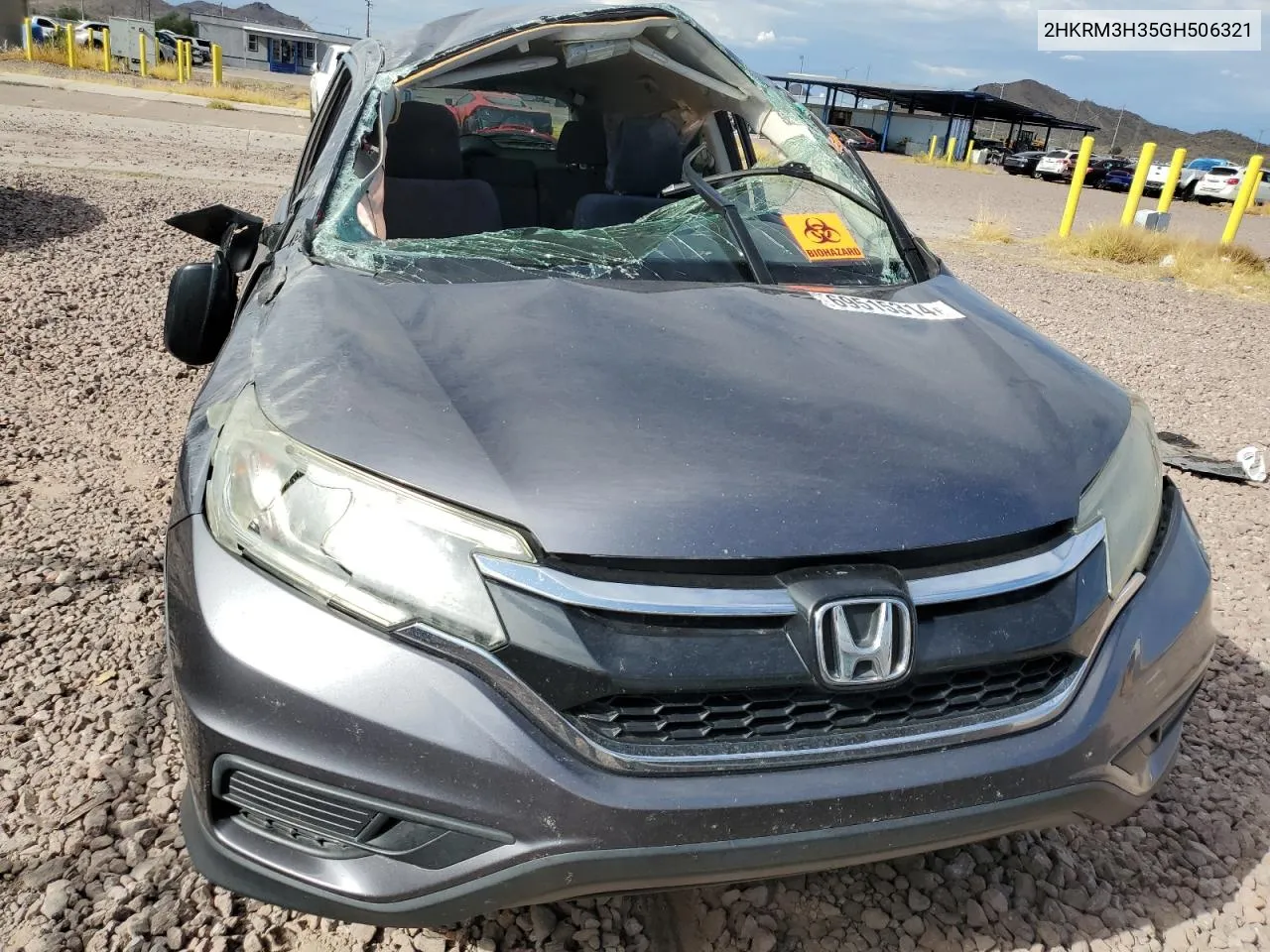 2016 Honda Cr-V Lx VIN: 2HKRM3H35GH506321 Lot: 69515314