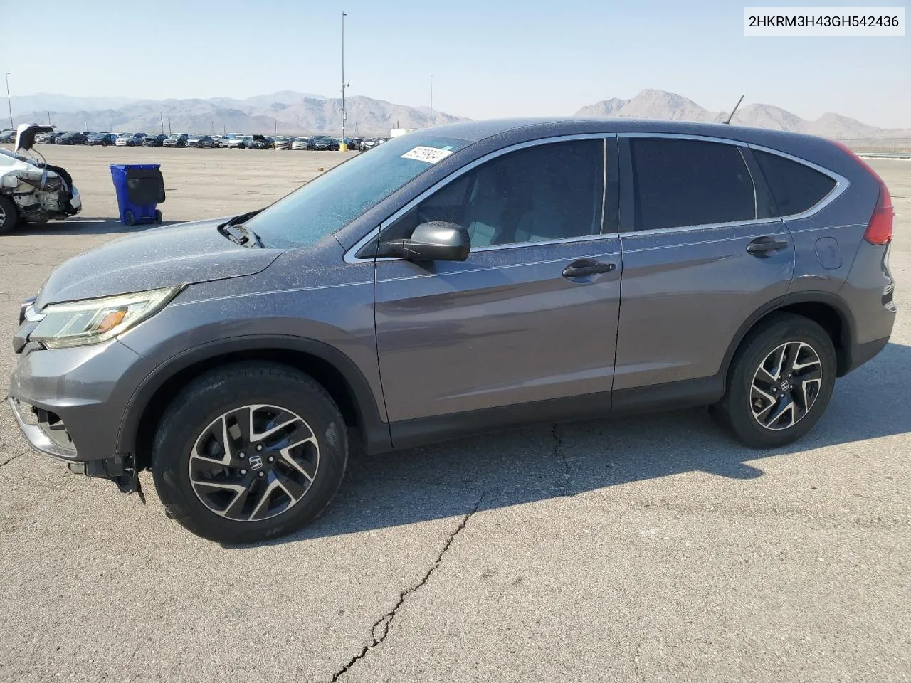 2016 Honda Cr-V Se VIN: 2HKRM3H43GH542436 Lot: 69789934