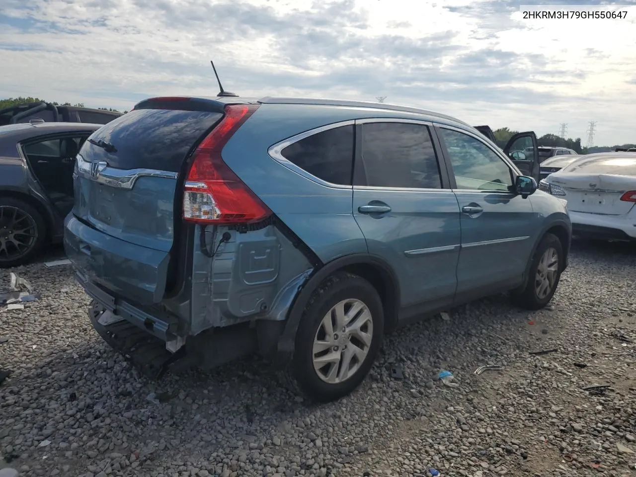 2016 Honda Cr-V Exl VIN: 2HKRM3H79GH550647 Lot: 69840484