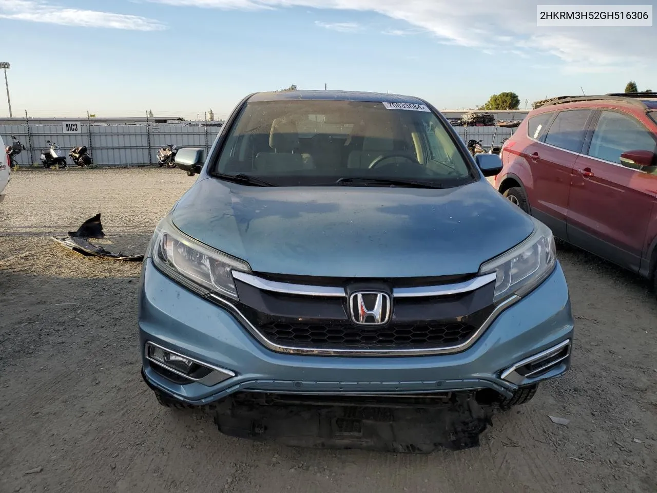 2016 Honda Cr-V Ex VIN: 2HKRM3H52GH516306 Lot: 70833684