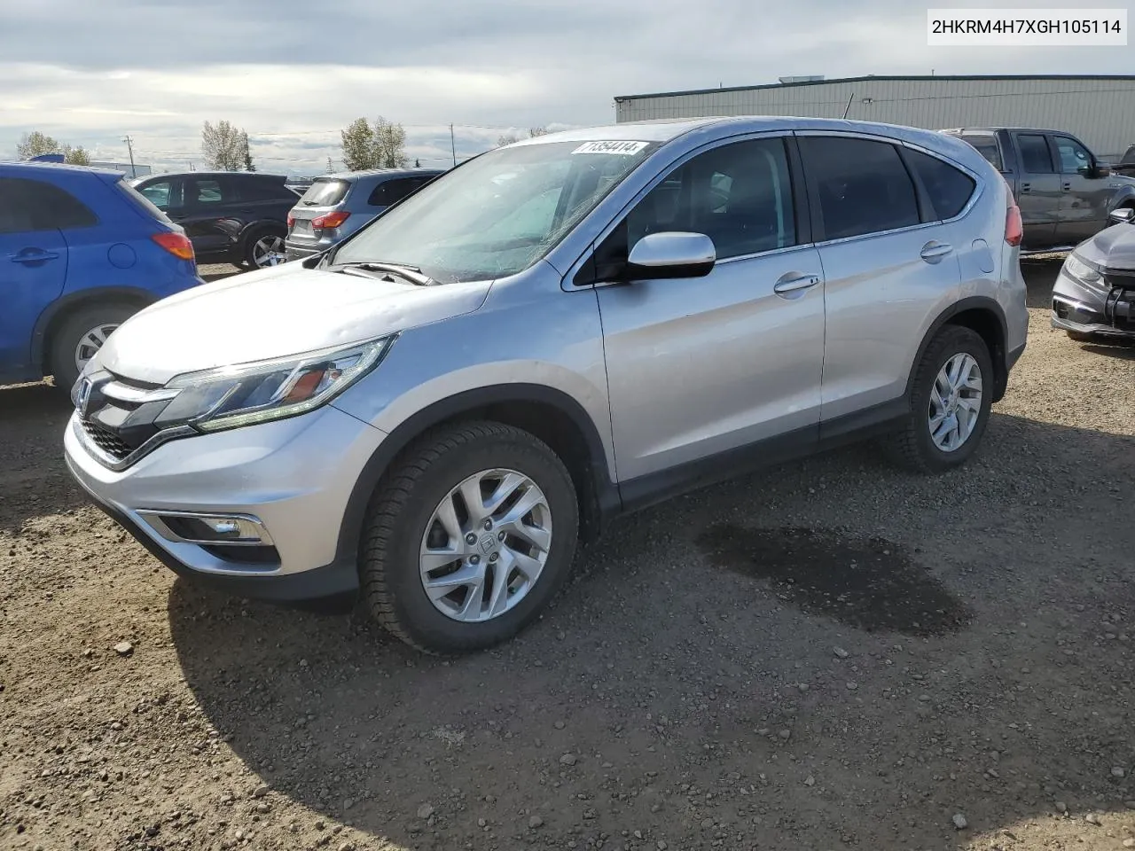 2016 Honda Cr-V Exl VIN: 2HKRM4H7XGH105114 Lot: 71354414