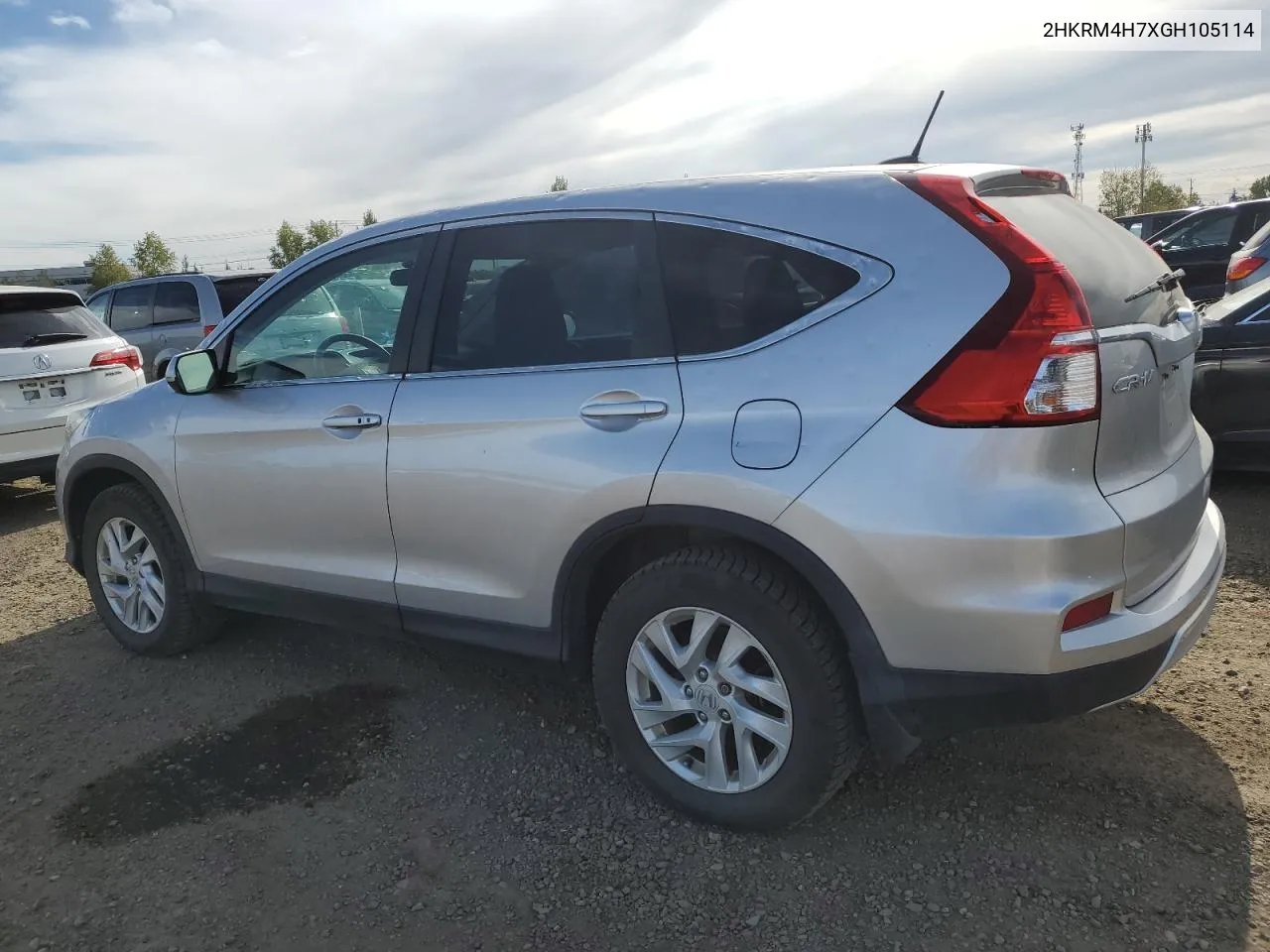 2016 Honda Cr-V Exl VIN: 2HKRM4H7XGH105114 Lot: 71354414