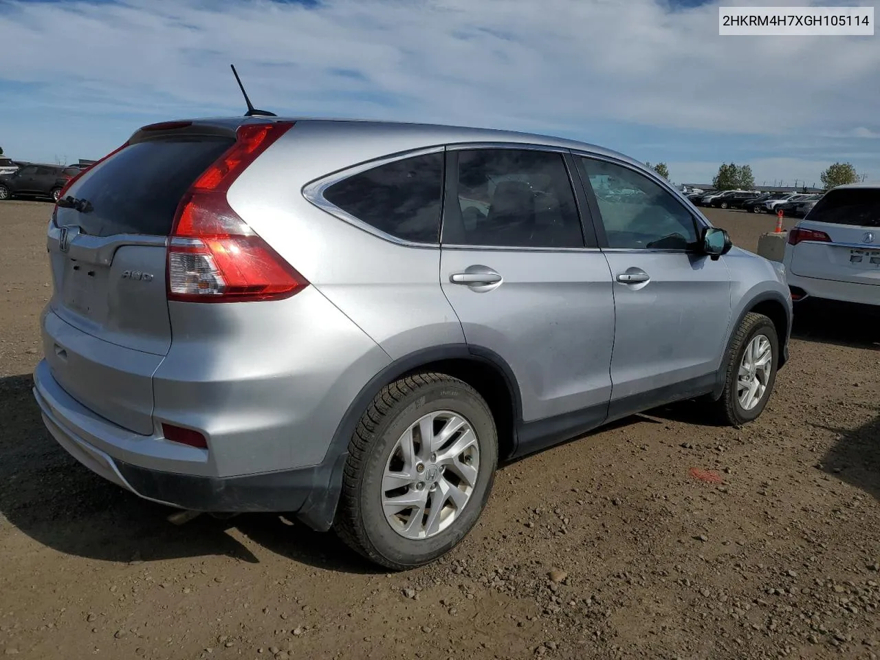 2016 Honda Cr-V Exl VIN: 2HKRM4H7XGH105114 Lot: 71354414