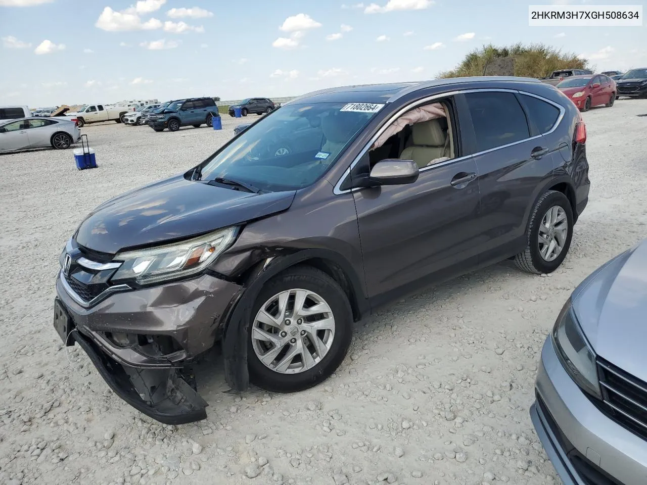 2HKRM3H7XGH508634 2016 Honda Cr-V Exl