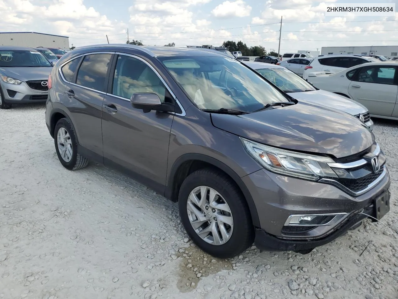 2016 Honda Cr-V Exl VIN: 2HKRM3H7XGH508634 Lot: 71802664