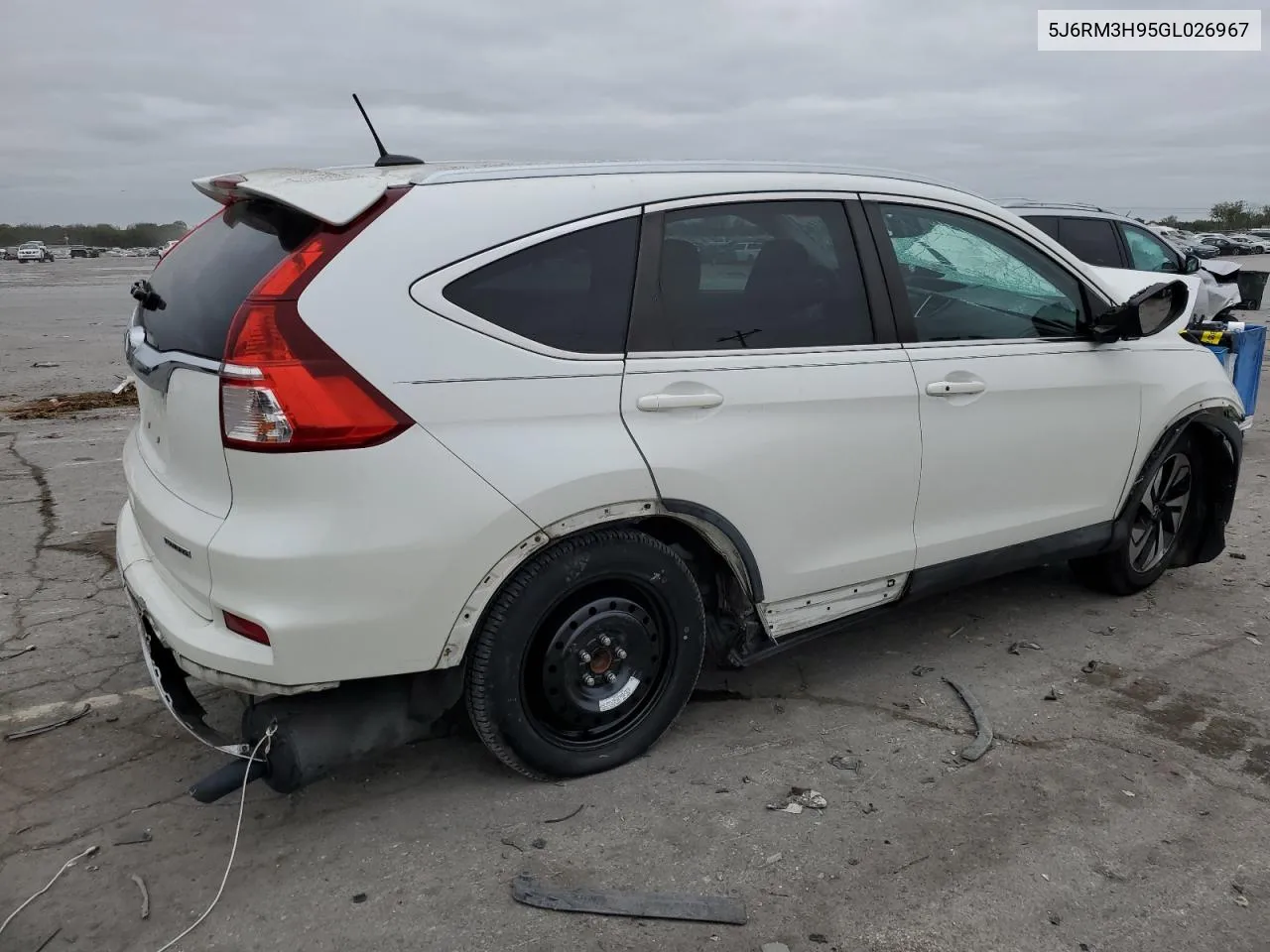 2016 Honda Cr-V Touring VIN: 5J6RM3H95GL026967 Lot: 72034234