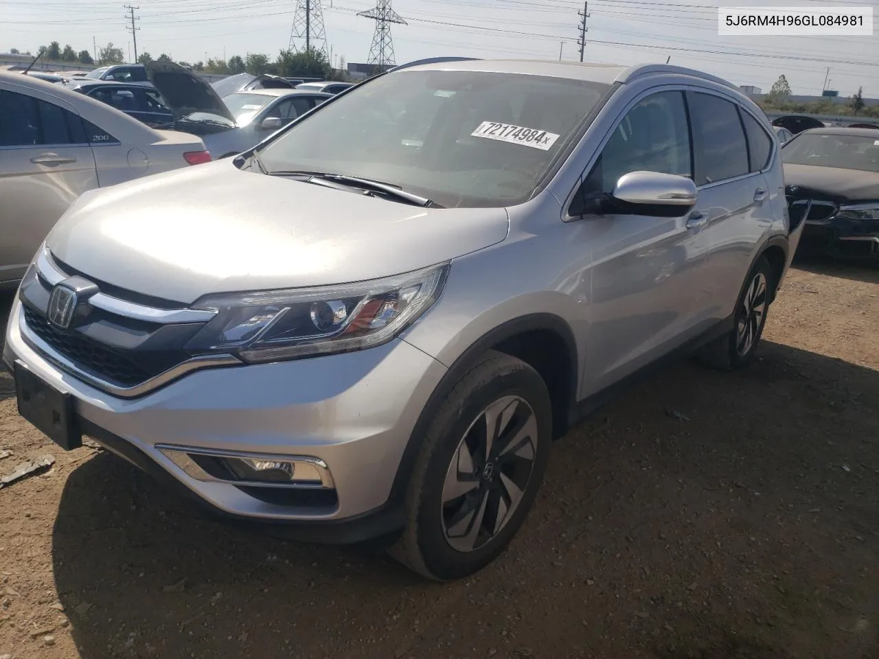 2016 Honda Cr-V Touring VIN: 5J6RM4H96GL084981 Lot: 72174984