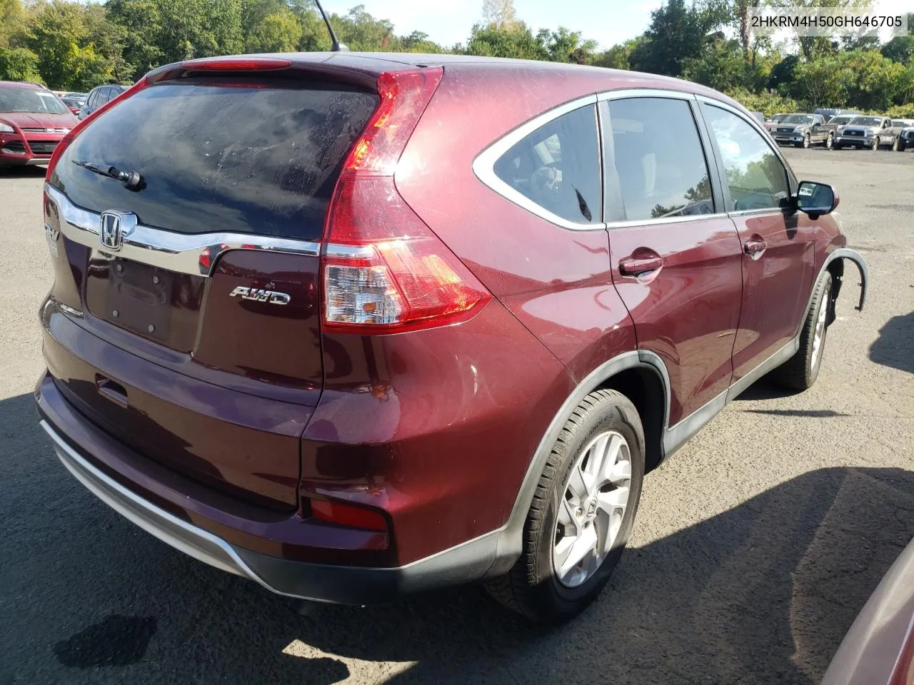 2016 Honda Cr-V Ex VIN: 2HKRM4H50GH646705 Lot: 72242764