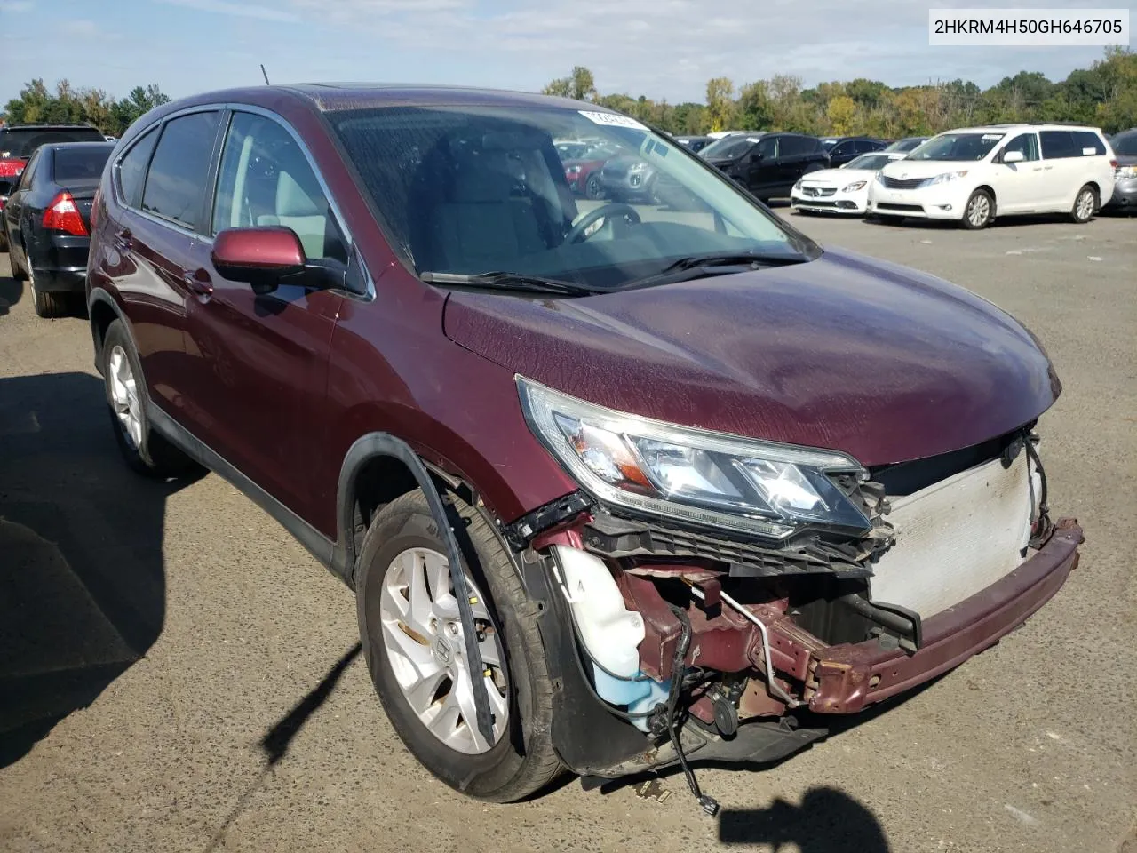 2016 Honda Cr-V Ex VIN: 2HKRM4H50GH646705 Lot: 72242764