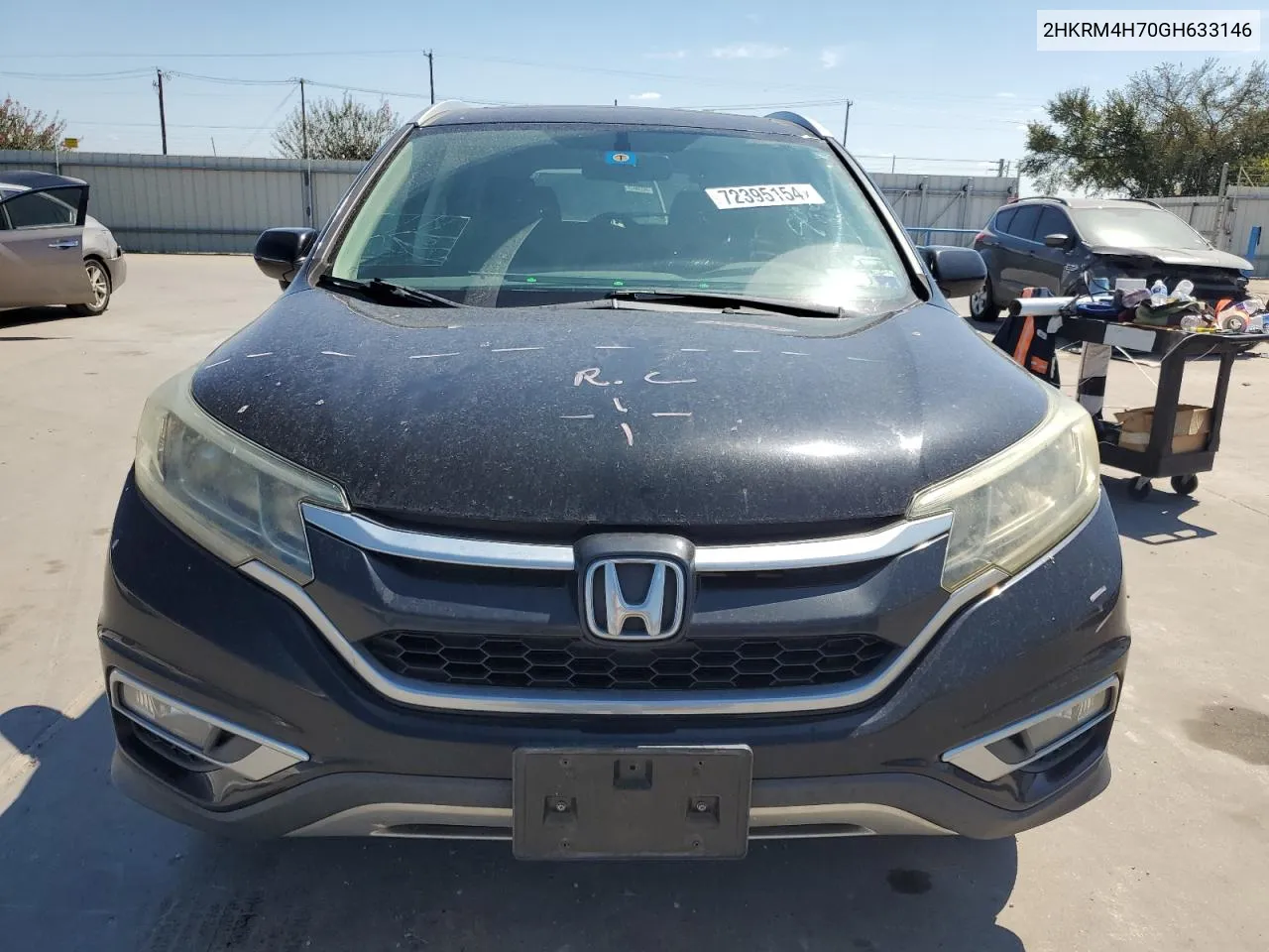 2016 Honda Cr-V Exl VIN: 2HKRM4H70GH633146 Lot: 72395154