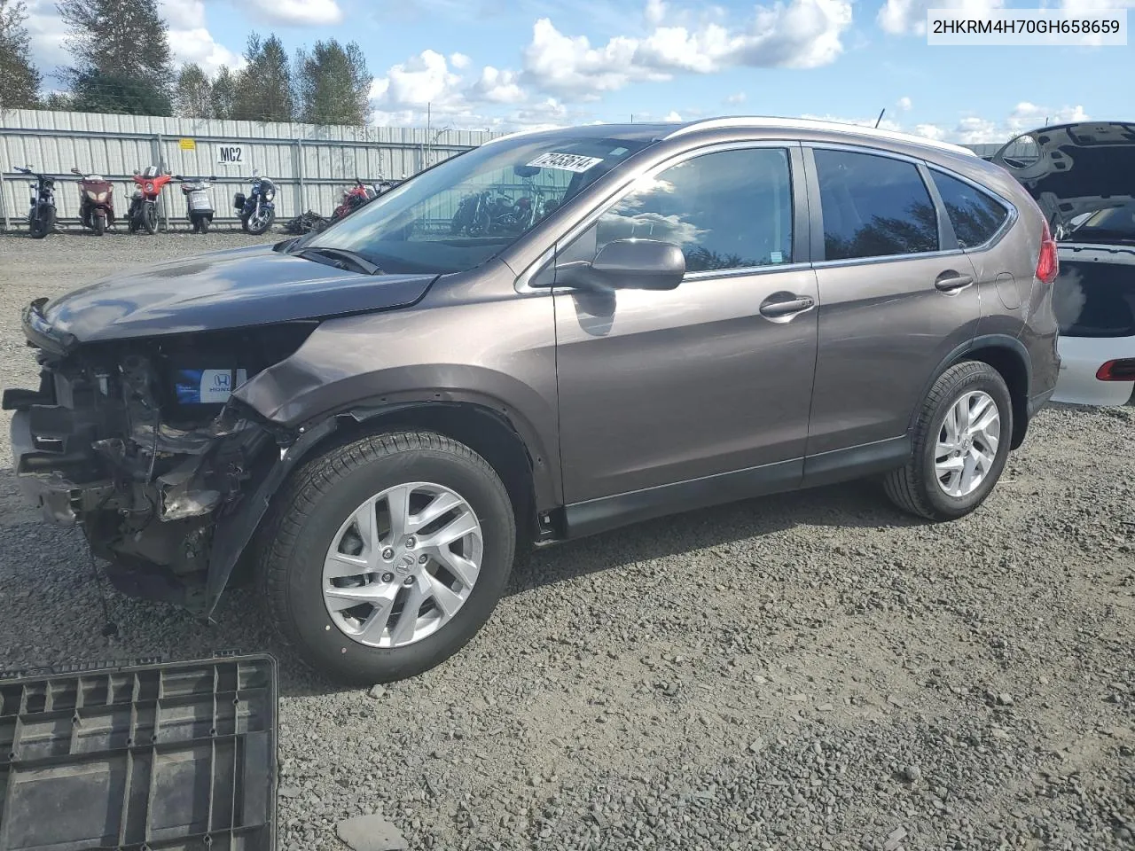 2HKRM4H70GH658659 2016 Honda Cr-V Exl