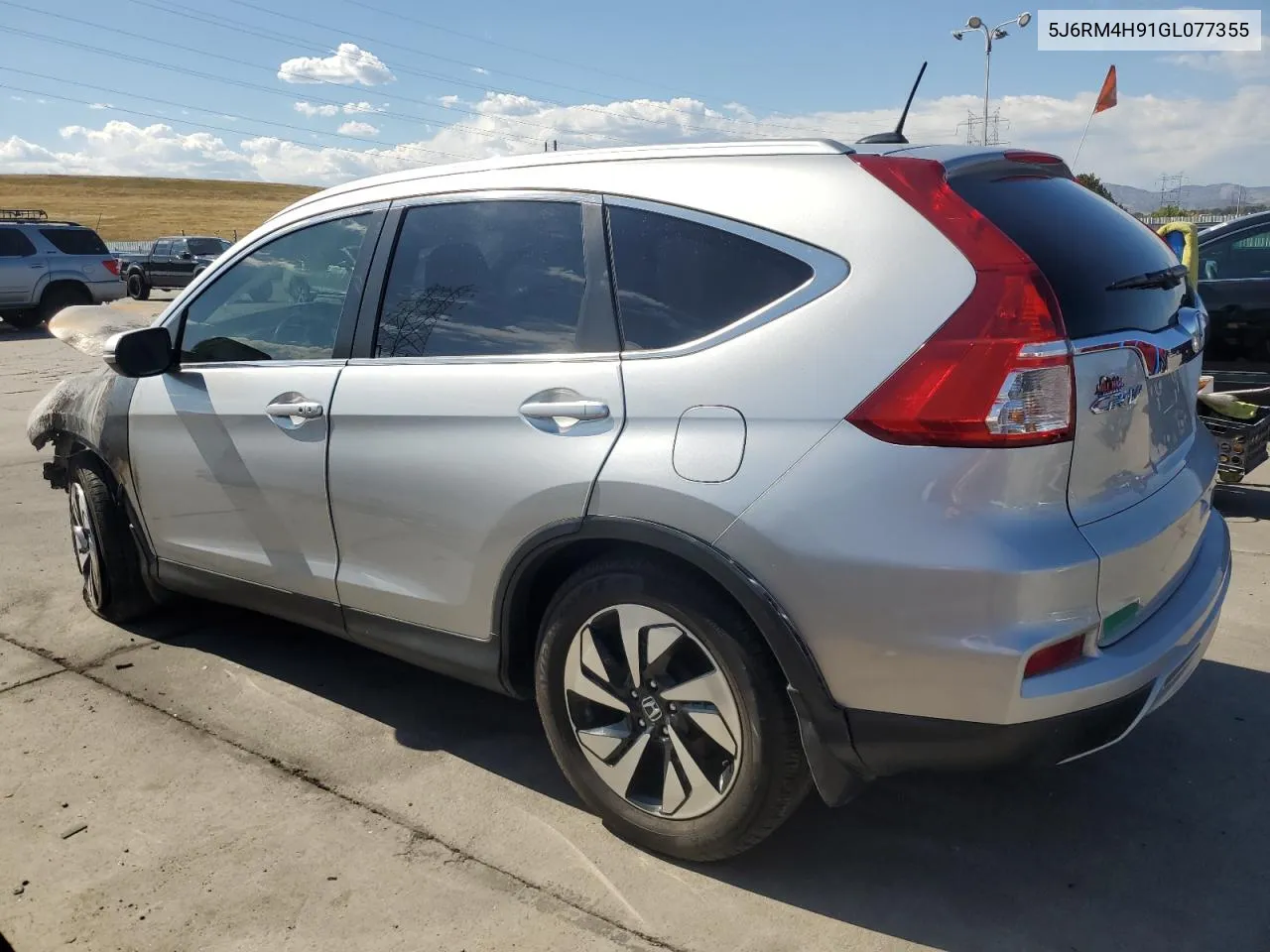 2016 Honda Cr-V Touring VIN: 5J6RM4H91GL077355 Lot: 72859364