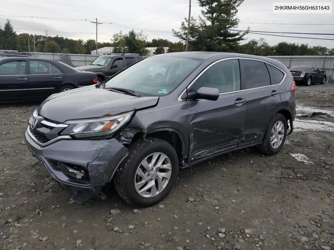 2016 Honda Cr-V Ex VIN: 2HKRM4H56GH631643 Lot: 73655654