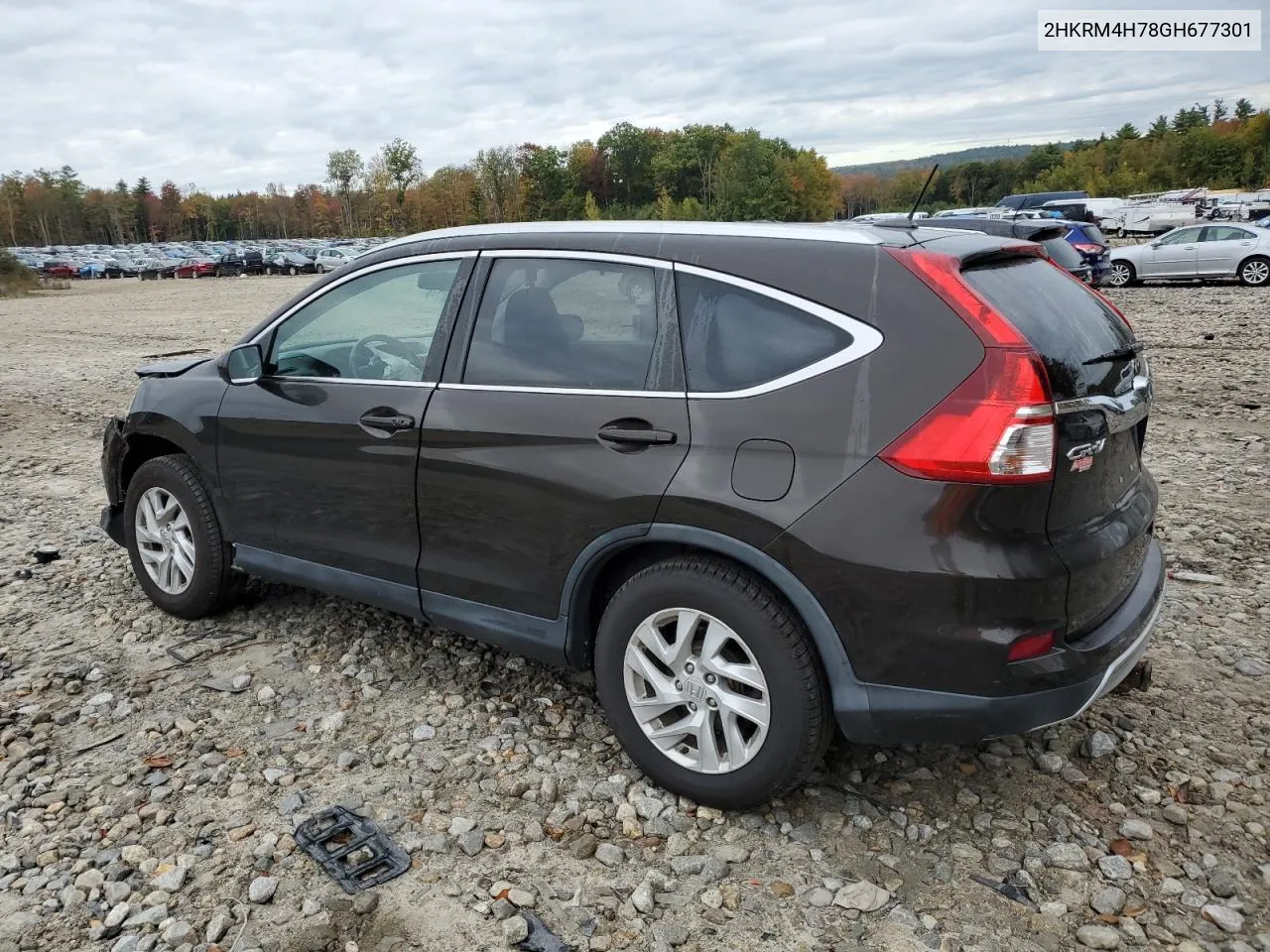 2016 Honda Cr-V Exl VIN: 2HKRM4H78GH677301 Lot: 74327534