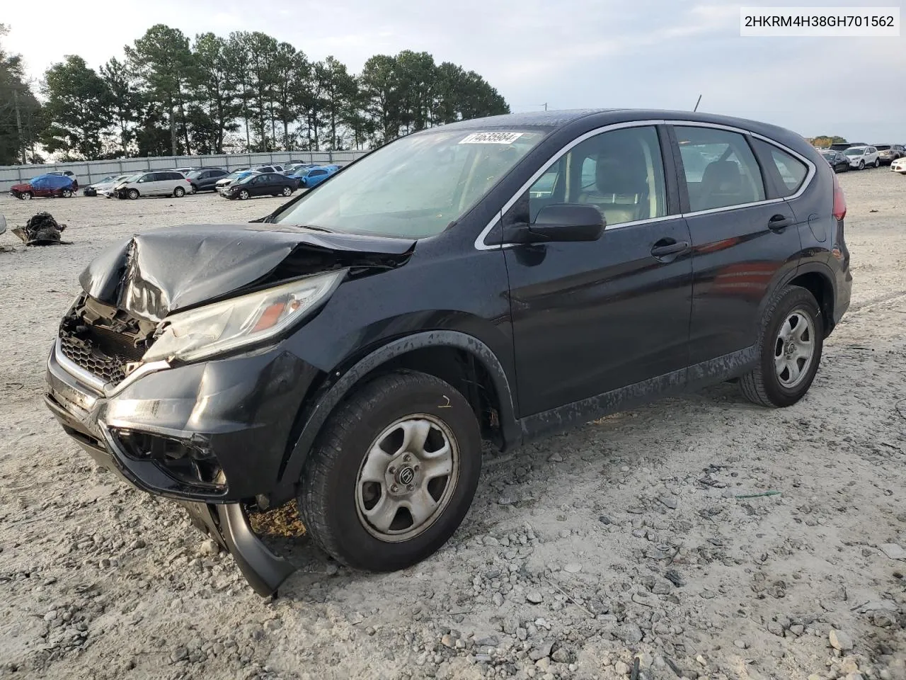 2016 Honda Cr-V Lx VIN: 2HKRM4H38GH701562 Lot: 74635984