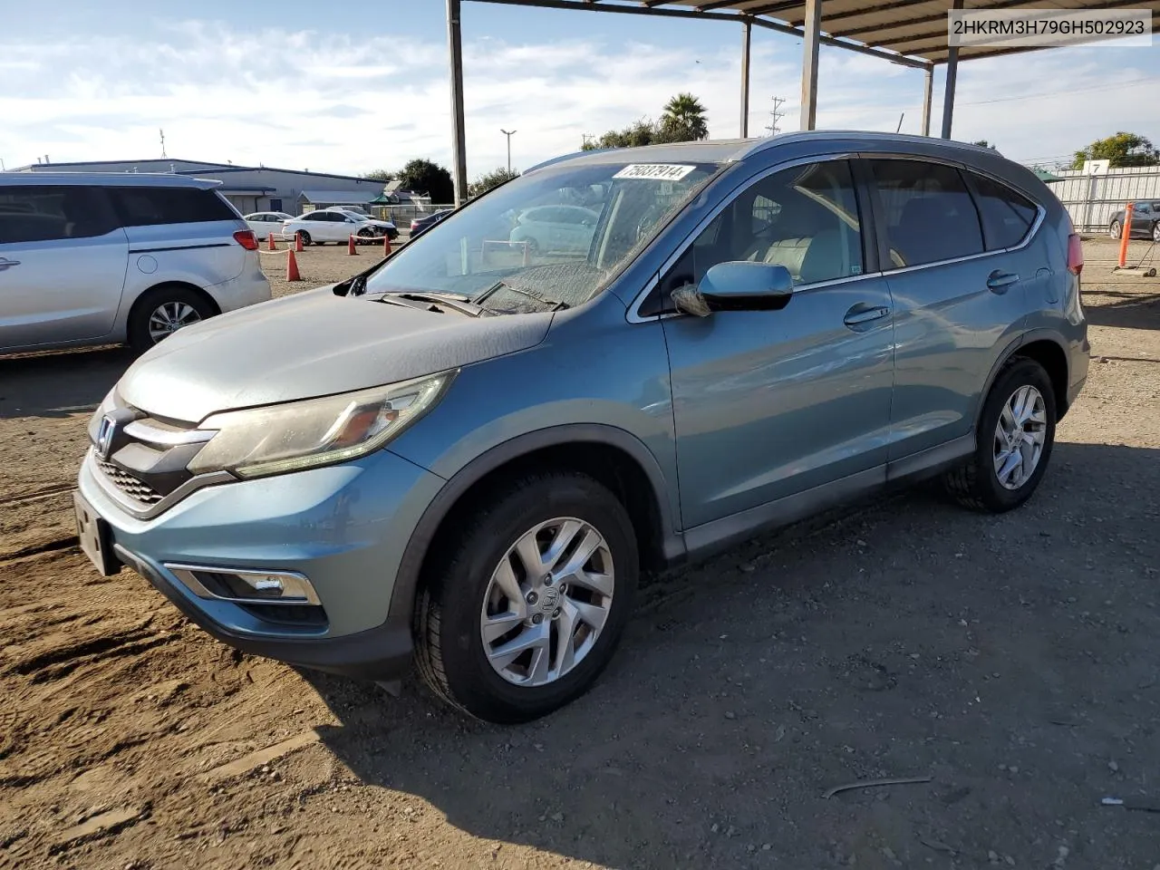 2016 Honda Cr-V Exl VIN: 2HKRM3H79GH502923 Lot: 75037914