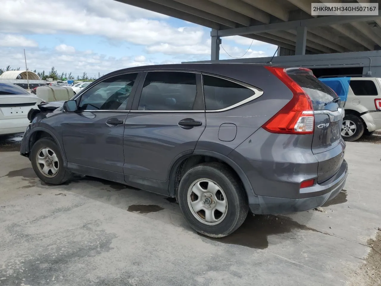 2016 Honda Cr-V Lx VIN: 2HKRM3H34GH507167 Lot: 75171764