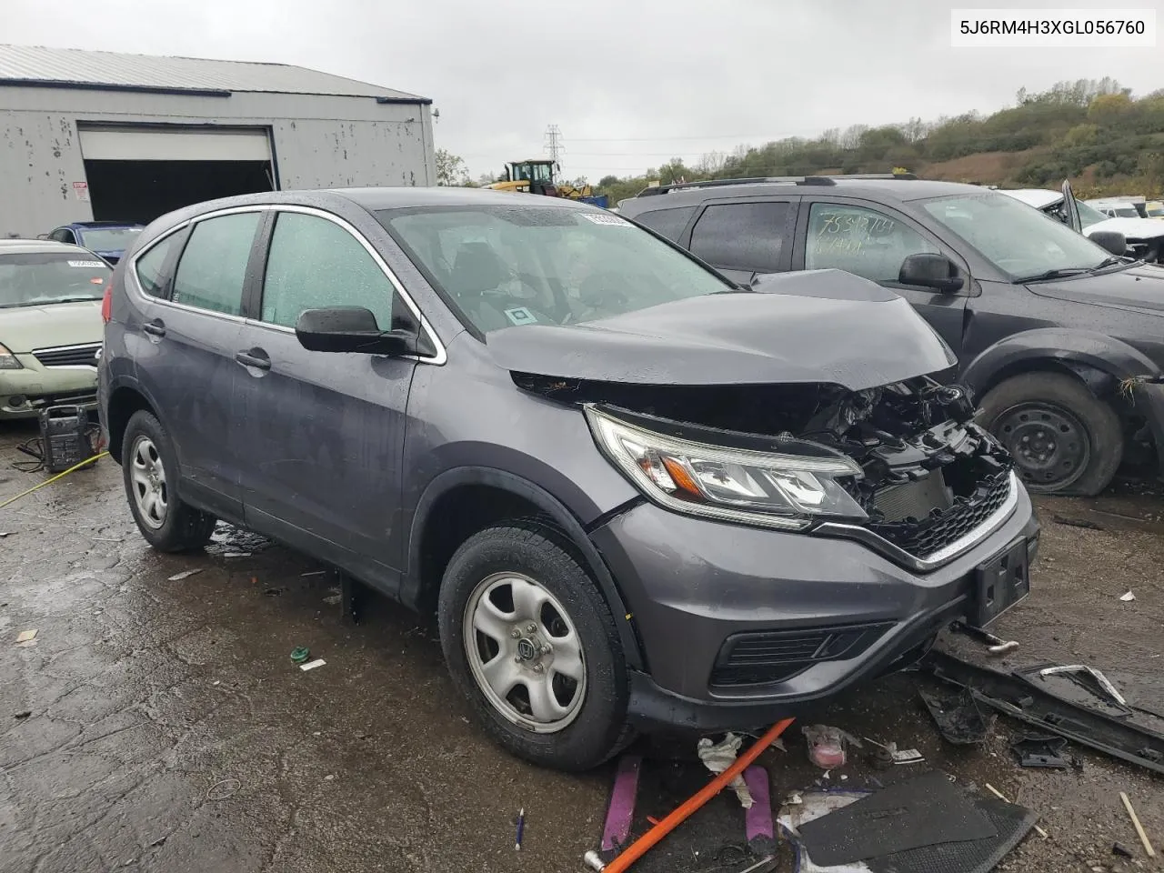 2016 Honda Cr-V Lx VIN: 5J6RM4H3XGL056760 Lot: 75533624