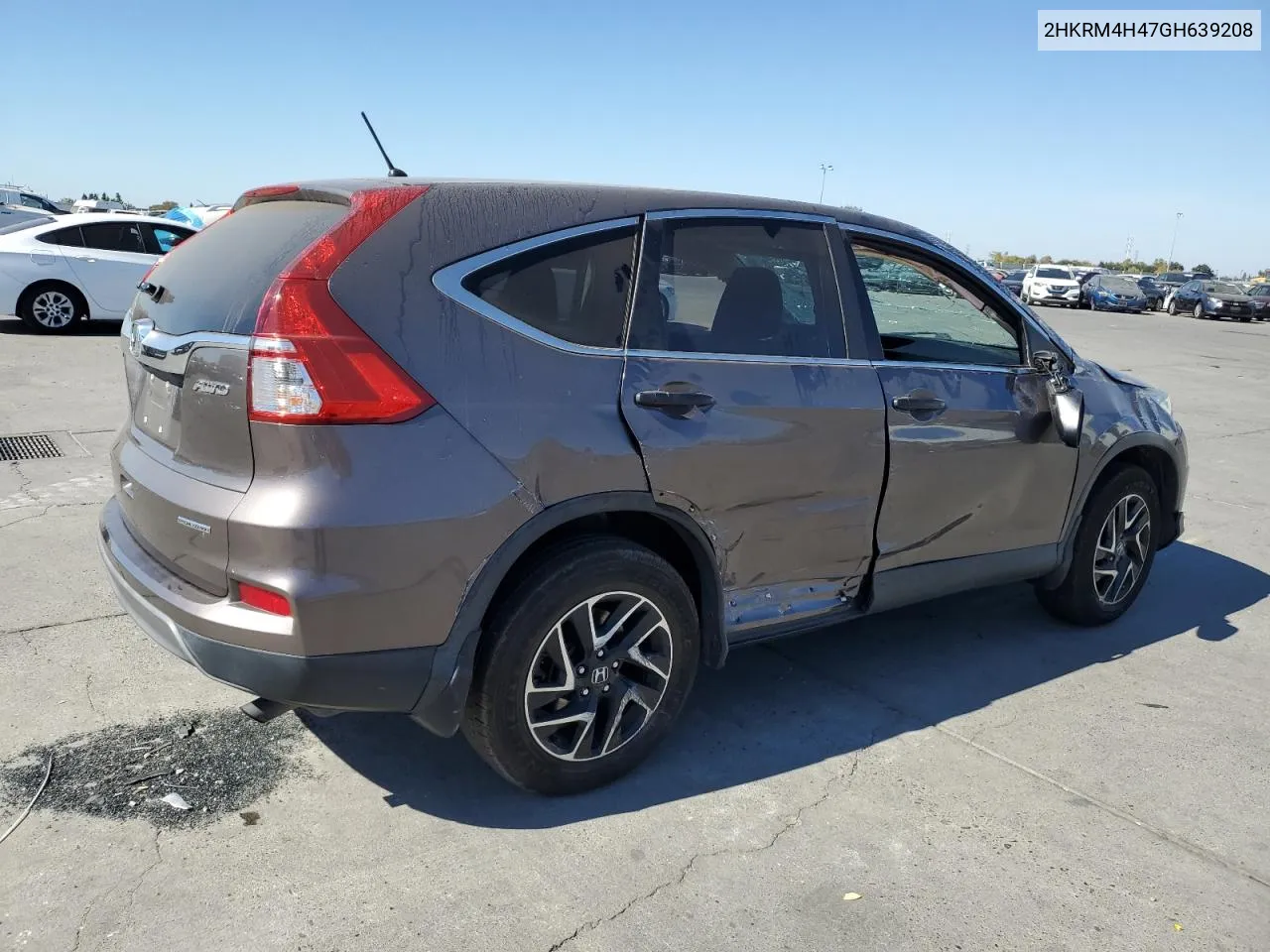 2016 Honda Cr-V Se VIN: 2HKRM4H47GH639208 Lot: 75693634