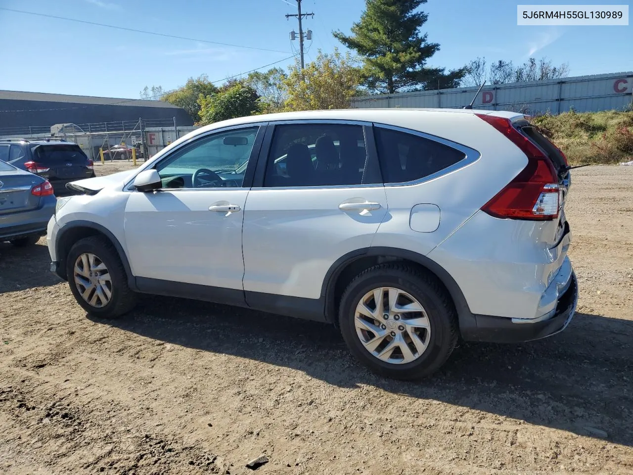 2016 Honda Cr-V Ex VIN: 5J6RM4H55GL130989 Lot: 76056004